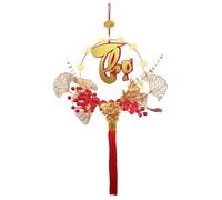 Décoration de l'année du serpent 2025, décoration de pendentif personnage Fu, décoration lumineuse du Nouvel An vietnamien, décoration festive du Nouvel An lunaire, décoration de vacances