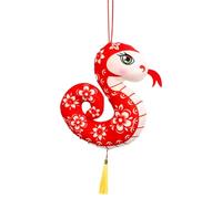 Décoration de l'année du serpent - Statue de serpent du zodiaque, décoration de symbole de serpent Feng Shui | Ornement en peluche de voiture serpent, ornement de serpent 2025, Figurine de Serpent p