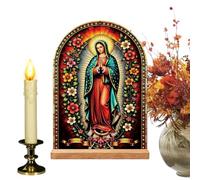 Décoration de maison religieuse en acrylique Jésus Vierge Marie