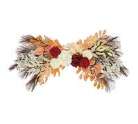 Décoration de Mariage Fleur Swag Artificiel Polyvalent pour la Maison et la Scène de Mariage - Soie Rouge 80 X 30 Cm 2 Pcs (164.00)