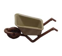 Décoration de mini brouette,Brouette de jouet miniature | Émulation Miniature Farm Tool Model Pocket Construction Toys pour chariot miniature pour figurine d'action