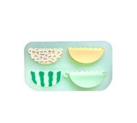 Décoration de moule en silicone souple multifonction pour chocolat, melon et gelée facile à nettoyer avec moule décoration de la maison