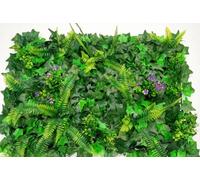 Décoration de Mur Vert Artificiel, Panneaux de Haie Artificielle, 40x60 Cm Mur d'herbe Verte, Mur d'herbe Verte Artificielle, Utilisé pour Mariage, Fond de Fête, Verdissement (Feuilles de Melon)