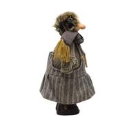 Décoration de nains de Noël robustes - Belle décoration de nains de Noël - Ornement en polyester pour homme sauvage
