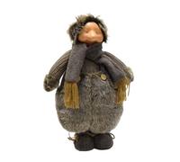Décoration de nains de Noël robustes - Belle décoration de nains de Noël - Ornement en polyester pour homme sauvage