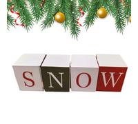 Décoration de Noël, 4 pièces, décoration festive, artisanat pour bureau, pour collectionneurs, photographie maison, salon, salle de bureau, bibliothèque vascaio