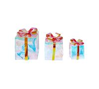 Décoration de Noël à LED Cadeaux Multicolores 15/20/25 cm Accessoire Fêtes Capel