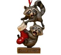 Décoration de Noël amusante, adorable pendentif en résine de Noël | Ornement amusant pour les femmes et les amoureux des animaux - Pour rebord de fenêtre, balcon, porte, mur, jardin, cour, chemin