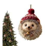 Décoration de Noël avec animaux - Pendentif en acrylique bidimensionnel - Décorations à suspendre en forme d'animal - Pour fête, ferme, vacances, chambre à coucher, festival, mur extérieur, intérieur