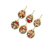 Décoration de Noël avec fausses perles | Base décorative en acrylique, pierres à facettes placées à la main, forme sans cadre, projet fini pour décoration saisonnière