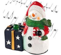 Décoration de Noël avec haut-parleur Bluetooth - Bonhomme de neige