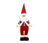 Décoration de Noël avec renne bonhomme de neige Père Noël debout pour poupée ou fête - Décoration de Noël - Décoration d'extérieur pour chambre à coucher, garçons, filles, femmes, maman, papa, salon