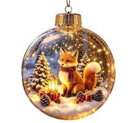 Décoration de Noël avec scène éclairée, décoration d'hiver avec | Mini décoration pour porte fenêtre sapin étagère fête en famille
