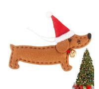 Décoration de Noël avec Teckel - Décorations de Noël avec Teckel - Décorations de Noël avec Chien viennois - Pendentifs Amusants avec Ornements de Teckel - pendentifs festifs pour la Maison