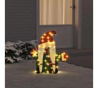 Décoration de Noël Blanc chaud Tissu en Guirlande Saisonnière Salon vidaXL vidaX