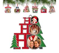 Décoration de Noël Boule de Noël Personnalisable,Christmas Tree Shape Personalized Decoration for Kids, Mom, Dad, Friends, Loves, Baby First Christmas