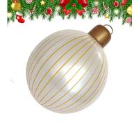 Décoration De Noël Boule Gonflable | Sphères Décoratives Gonflables | Décorations PVC pour Jardin Extérieur Fêtes de Noël et Jardin