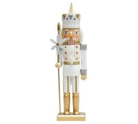 Décoration de Noël Casse-Noisette Décoration Unique Figurine 36 cm Flocon de Neige Doré pour Décorations de Noël Flocon de Neige Doré
