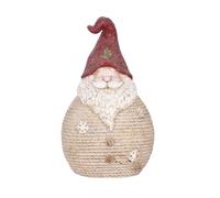 Décoration de Noël, céramique, Père Noël avec bonnet rouge, 26x19x42,5 cm