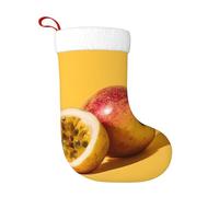 Décoration de Noël Chaussettes YYHWHJDE Fruit de la Passion Impression Close-up Décoration de la Maison Doux et Confortable pour Bureau Arbre de Noël Cheminée