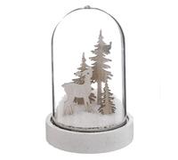Décoration de Noël Cloche ""Polaire"" 12cm Blanc