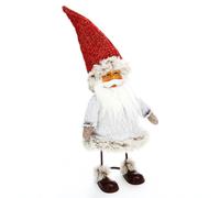 Décoration de Noël Comptoir Père Noël - H. 35 cm - Rouge