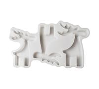 Décoration de Noël créative en silicone robuste pour la fabrication de savon réutilisable pour la décoration de la maison, cadeaux de Noël