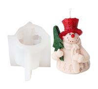 Décoration de Noël créative en silicone robuste pour la fabrication de savon réutilisable pour la décoration de la maison