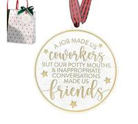 Décoration de Noël d'amitié, pendentifs de décoration de Noël, ornements d'arbre de Noël pour meilleurs amis, décorations d'arbre de Noël