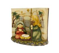 Décoration De Noël De La Nativité - Ornement De Naissance De Jésus, Statue De Vacances Religieuse | Design De Scène Élégante Avec Une Fonction De Finition Peinte À La Main, Affichage Chrétien Traditio