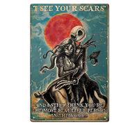 Décoration de Noël de monsieur Jack Skellington et Sally - I See Your Scars and I Still Think You're The Most Beautiful Person in The World - 30 x 20 cm
