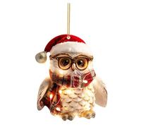 Décoration de Noël, décorations de sapin de Noël en acrylique - Pendentif amusant - Boules de fête - Ornements à suspendre pour enfants et amoureux des chats (41-A, taille unique)