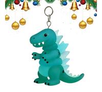 Décoration de Noël Dinosaure - Pendentif Festif en Acrylique 2D, décorations de Noël en Forme de Dinosaure en Verre de mer, pour la Maison, Les Vacances, Les fêtes, Les fêtes, Les fenêtres, Les