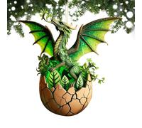 Décoration de Noël Dragon, pendentif en acrylique pour arbre de Noël,Pendentifs en acrylique Dragon Tree Pendentifs de Noël | Oeuf de dinosaure Vintage, décoration de maison, ornements de noël pour no