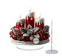 Décoration de Noël en acrylique 2D - Décoration de bureau - Centre de table pour les vacances, l'intérieur, le festival, la fête de mariage, la salle à manger, le salon, la chambre à coucher, le