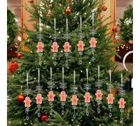 Décoration de Noël en acrylique avec motif joyeux Noël pour arbre, cheminée, fenêtre ou centre de table