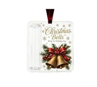 Décoration de Noël en acrylique avec velours | Ruban, boule de rangement créative pour billets roulés, décoration surprise festive pour couronne d'arbre de cheminée,
