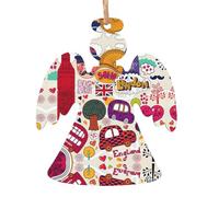 Décoration de Noël en bois à suspendre dans un journal scolaire en anglais