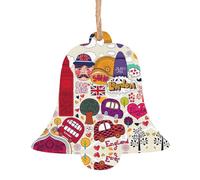 Décoration de Noël en bois à suspendre dans un journal scolaire en anglais