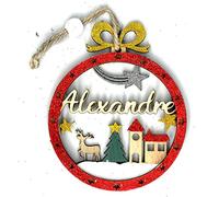 Décoration de Noël en Bois Ajouré - Alexandre
