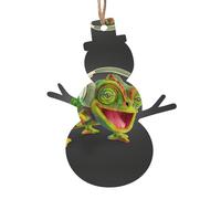 Décoration de Noël en bois avec inscription « Écouter de la musique » - 4 motifs : ange, arbre de Noël, bonhomme de neige, clochette