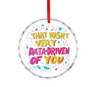 Décoration De Noël en Céramique Ce N'Était Pas Très Fondé sur Les Données De Votre Part. Souvenirs De Noë La Maison Festive Et Cadeau pour Papa Pendaison De Crémaillère 7.3Cm