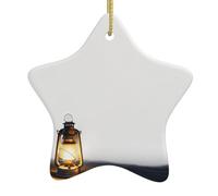 Décoration de Noël en céramique en forme d'étoile YYHWHJDE dans le désert pour décoration de vacances dans les centres commerciaux, supermarchés et maisons