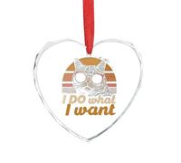 Décoration De Noël en Céramique Je Fais Ce Que Je Veux Chat Souvenirs De Noë La Maison Merry Christmas pour Maman Pendaison De Crémaillère 7.3Cm