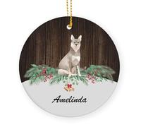 Décoration De Noël en Céramique Shikoku Ken Souvenirs De Noë Festive Et Cadeau La Maison pour Pendaison De Crémaillère Amoureux 7.3Cm