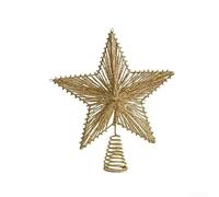 Décoration de Noël en fer pour décoration de table conçue pour apporter de la joie festive et une ambiance élégante aux intérieurs de vacances (30 cm doré)
