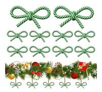 Décoration de Noël en forme de canne à sucre d'orge - Lot de 10 pendentifs | Décoration d'arbre de Noël pour la maison, décoration de Noël, couloir, fenêtre, chambre, école, ferme, jardin, arrière-cour