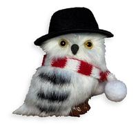 Décoration de Noël en Forme de Chouette à Fourrure Décoration pour la Maison et Le Bureau Film Set Movie Props Gifts