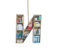 Décoration de Noël en forme de cœur pour les amateurs de livres - Décoration de Noël en acrylique pour les amateurs de littérature et les lecteurs comme idée unique