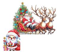 Décoration de Noël en forme de diamant pour décoration de coin de porte en bois pour idées de maison festives